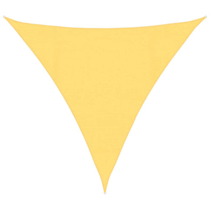 vidaXL Voile d'ombrage 160 g/m² Beige 4,5x4,5x4,5 m PEHD