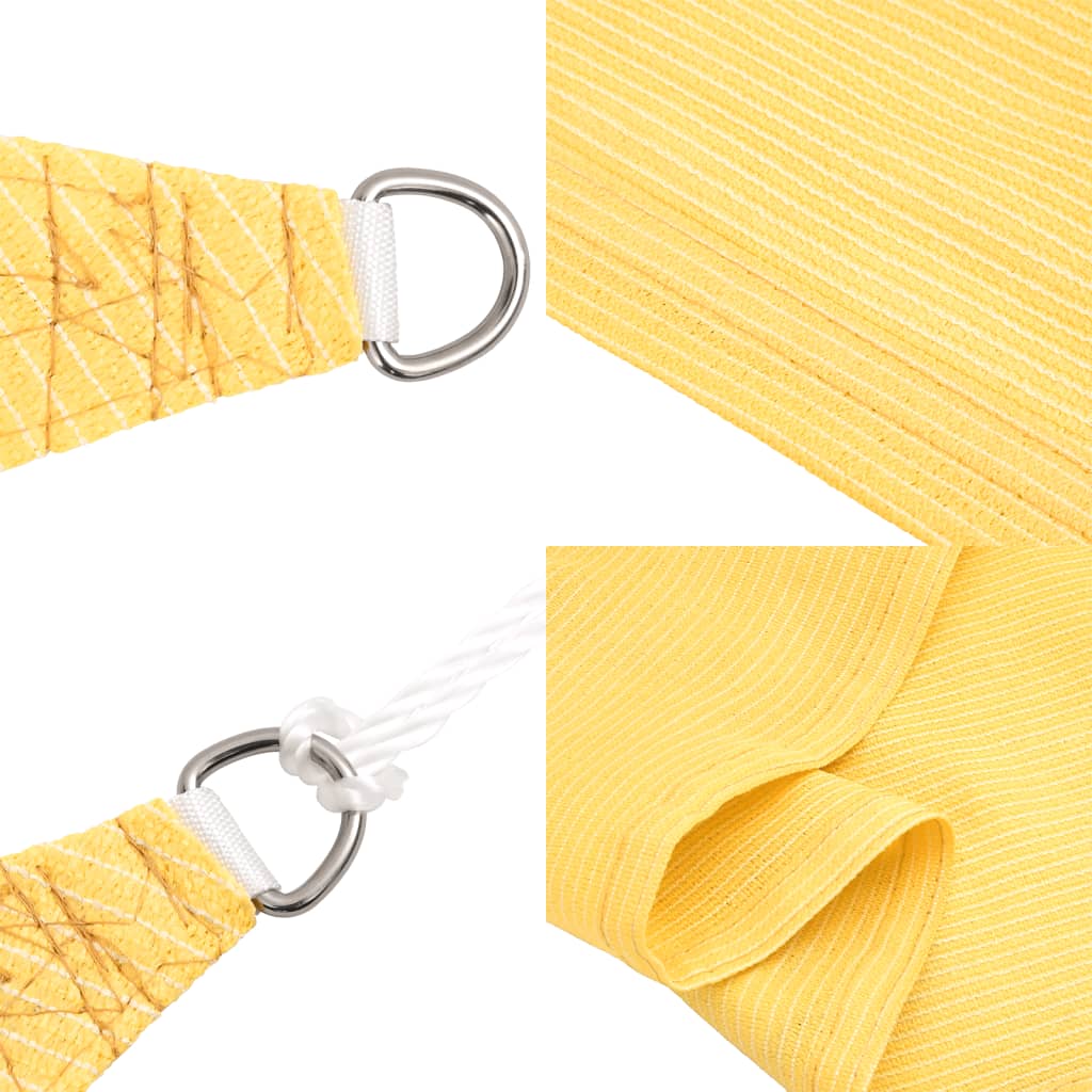 vidaXL Voile d'ombrage 160 g/m² Beige 5x5x6 m HDPE