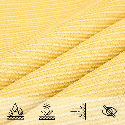 vidaXL Voile d'ombrage 160 g/m² Beige 4x5x6,8 m HDPE