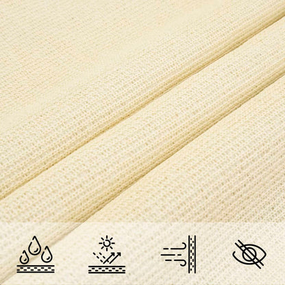 vidaXL Sonnensegel 160 g/m² Creme 4,5x4,5x4,5 m HDPE