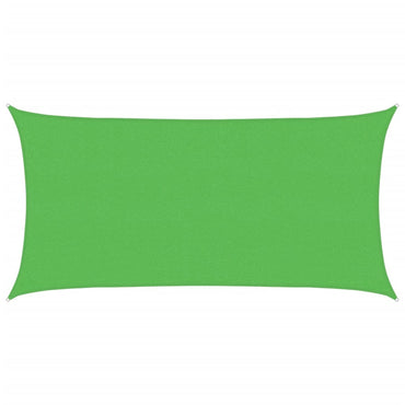 vidaXL Sonnensegel 160 g/m² Rechteckig Hellgrün 2x3,5 m HDPE