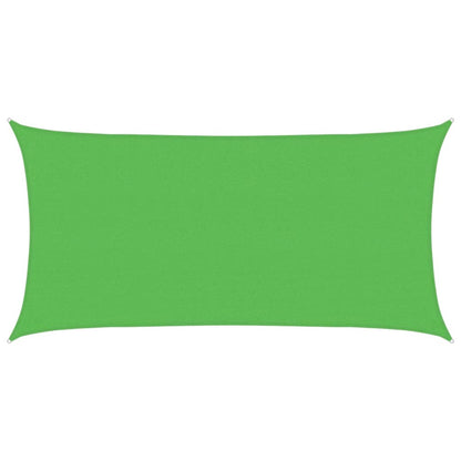 vidaXL Sonnensegel 160 g/m² Rechteckig Hellgrün 2,5x5 m HDPE