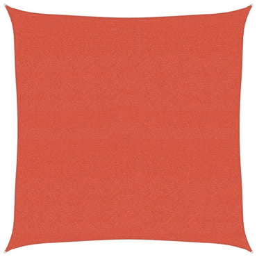 vidaXL Voile d'ombrage Carré 160 g/m² 4,5x4,5 m HDPE Rouge terre cuite