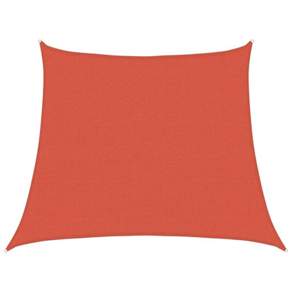 vidaXL Sonnensegel 160 g/m² Trapezform Terrakottarot 3/4x3 m HDPE