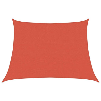 vidaXL Sonnensegel 160 g/m² Trapezform Terrakottarot 4/5x3 m HDPE