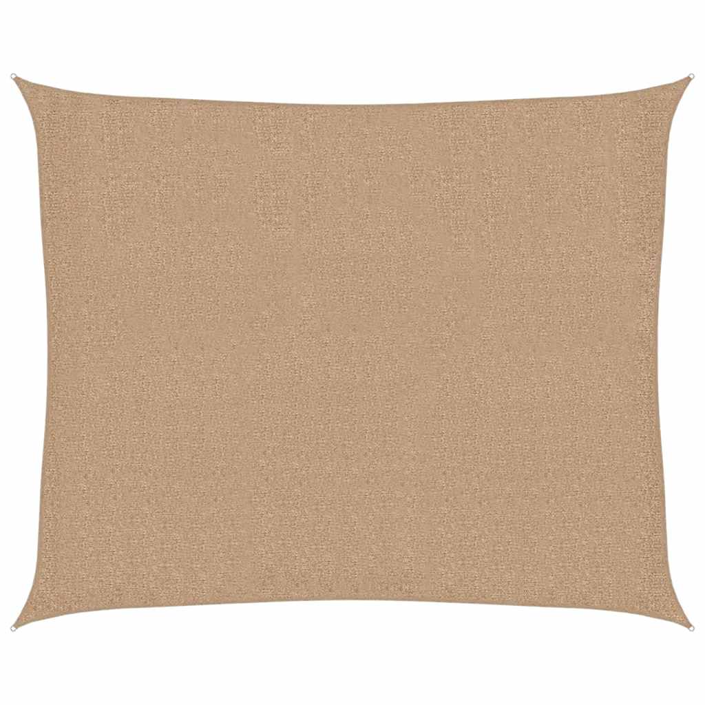 vidaXL Sonnensegel 160 g/m² Taupe 2,5x3 m HDPE