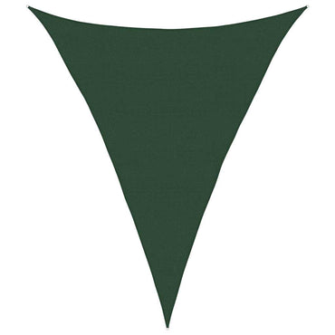 vidaXL Voile d'ombrage 160 g/m² Vert foncé 5x7x7 m PEHD