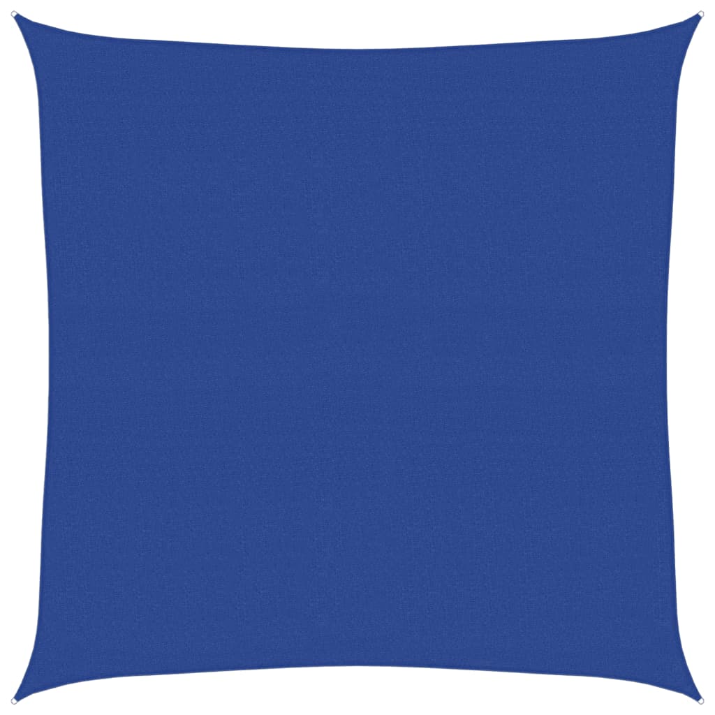 vidaXL Sonnensegel 160 g/m² Quadratisch Blau 5x5 m HDPE