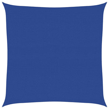 vidaXL Sonnensegel 160 g/m² Quadratisch Blau 5x5 m HDPE