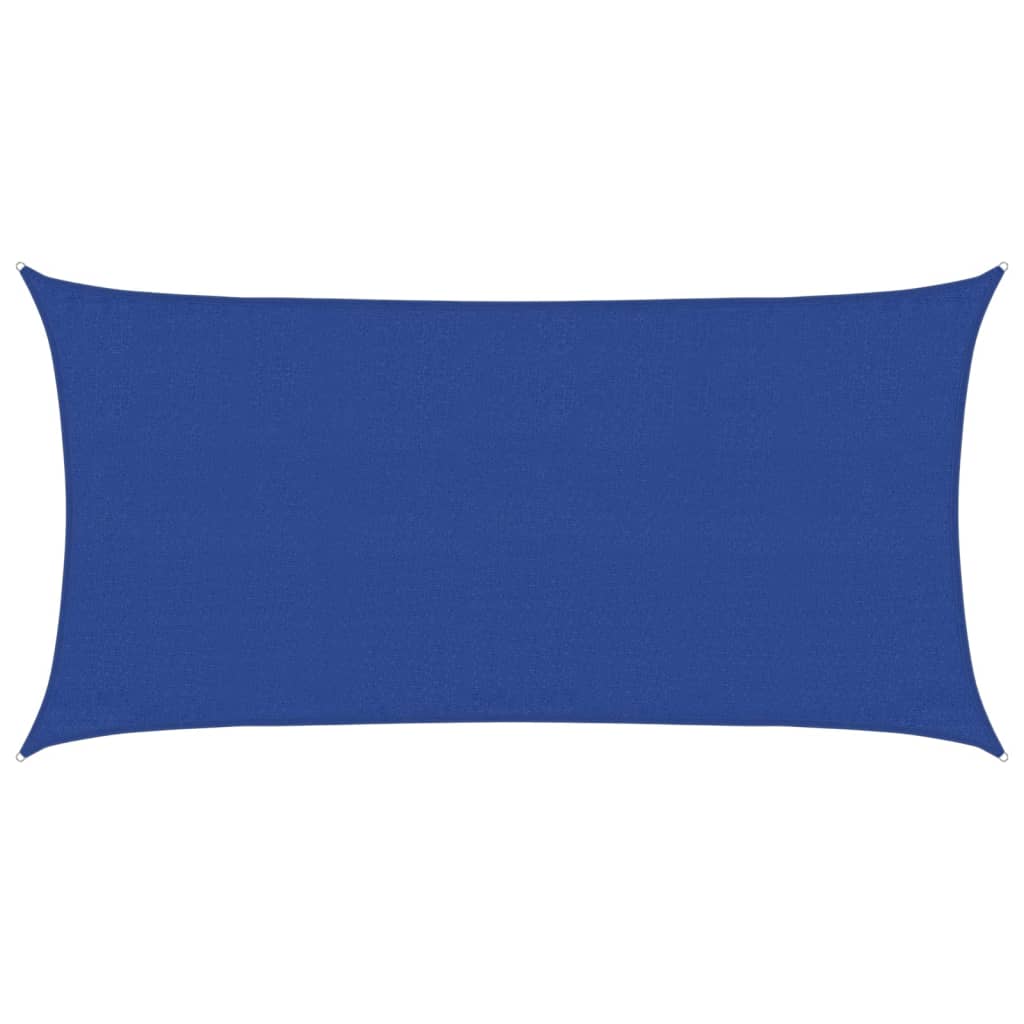 vidaXL Sonnensegel 160 g/m² Rechteckig Blau 3x6 m HDPE