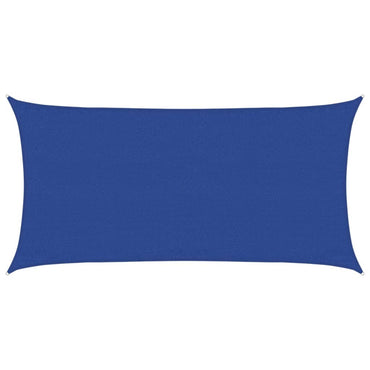 vidaXL Sonnensegel 160 g/m² Rechteckig Blau 3x6 m HDPE
