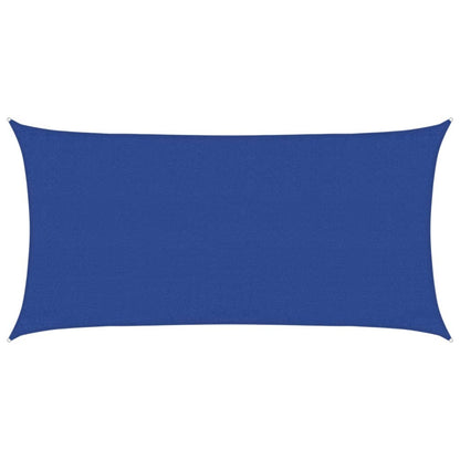 vidaXL Sonnensegel 160 g/m² Rechteckig Blau 3x6 m HDPE