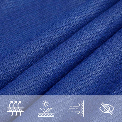 vidaXL Sonnensegel 160 g/m² Rechteckig Blau 3x6 m HDPE