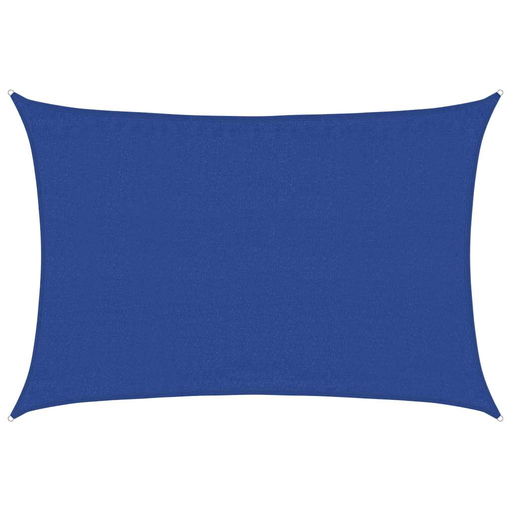 vidaXL Sonnensegel 160 g/m² Rechteckig Blau 3,5x5 m HDPE