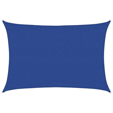 vidaXL Sonnensegel 160 g/m² Rechteckig Blau 3,5x5 m HDPE