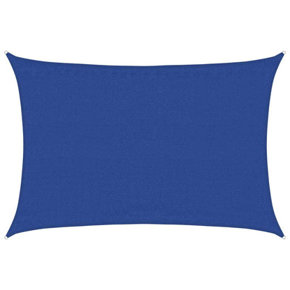 vidaXL Sonnensegel 160 g/m² Rechteckig Blau 3,5x5 m HDPE