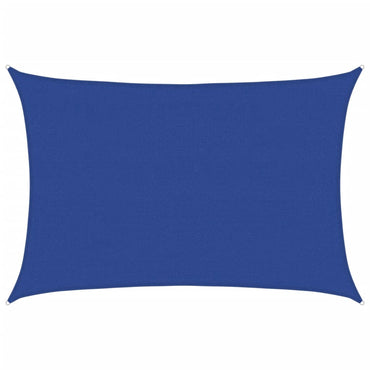 vidaXL Sonnensegel 160 g/m² Rechteckig Blau 4x5 m HDPE