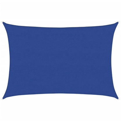 vidaXL Sonnensegel 160 g/m² Rechteckig Blau 4x5 m HDPE