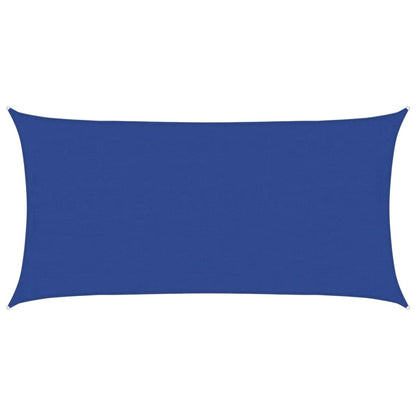 vidaXL Sonnensegel 160 g/m² Rechteckig Blau 4x7 m HDPE