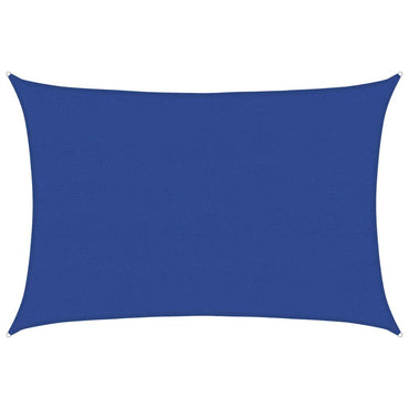 vidaXL Sonnensegel 160 g/m² Rechteckig Blau 5x6 m HDPE