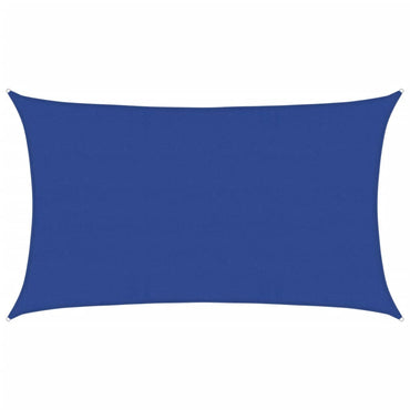 vidaXL Sonnensegel 160 g/m² Rechteckig Blau 5x8 m HDPE