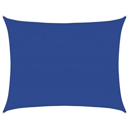 vidaXL Sonnensegel 160 g/m² Rechteckig Blau 6x8 m HDPE