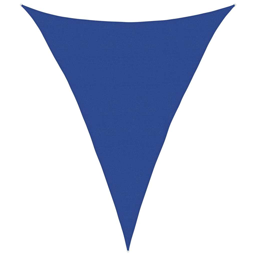 vidaXL Sonnensegel 160 g/m² Dreieckig Blau 5x6x6 m HDPE