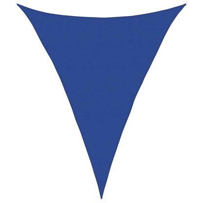 vidaXL Sonnensegel 160 g/m² Dreieckig Blau 5x6x6 m HDPE