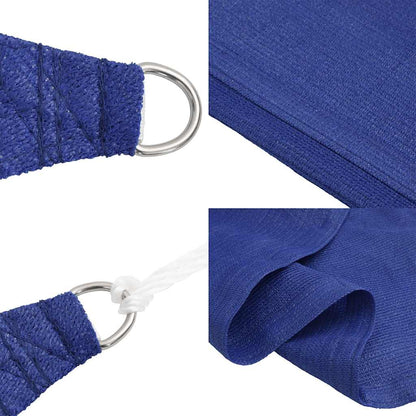 vidaXL Sonnensegel 160 g/m² Dreieckig Blau 5x6x6 m HDPE