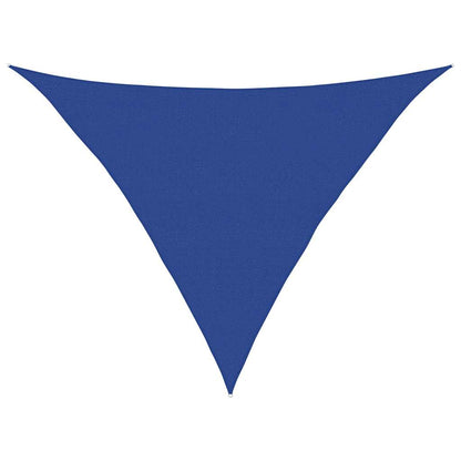 vidaXL Sonnensegel 160 g/m² Dreieckig Blau 5x5x6 m HDPE