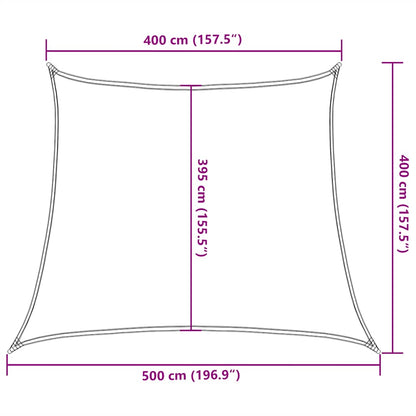 vidaXL Sonnensegel 160 g/m² Trapezform Blau 4/5x4 m HDPE