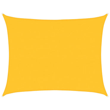 vidaXL Sonnensegel 160 g/m² Rechteckig Gelb 6x7 m HDPE