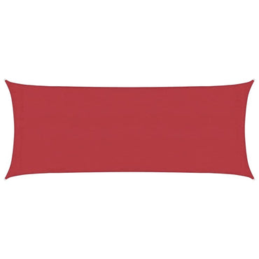 vidaXL Voile d'ombrage 160 g/m² Rouge 2x5 m HDPE