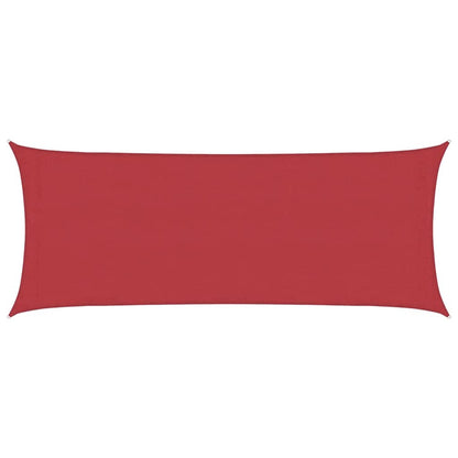 vidaXL Voile d'ombrage 160 g/m² Rouge 2x5 m HDPE