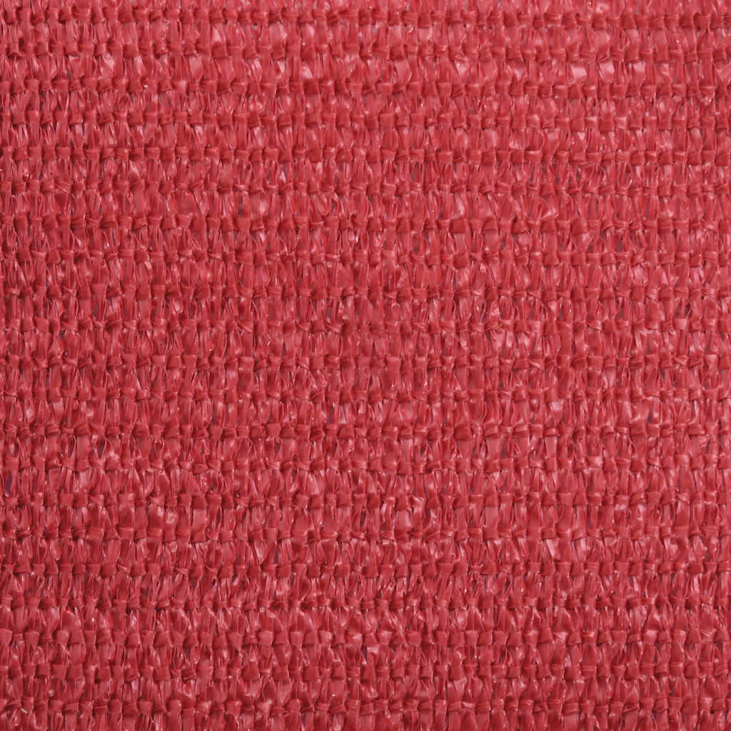 vidaXL Voile d'ombrage 160 g/m² Rouge 2x5 m HDPE