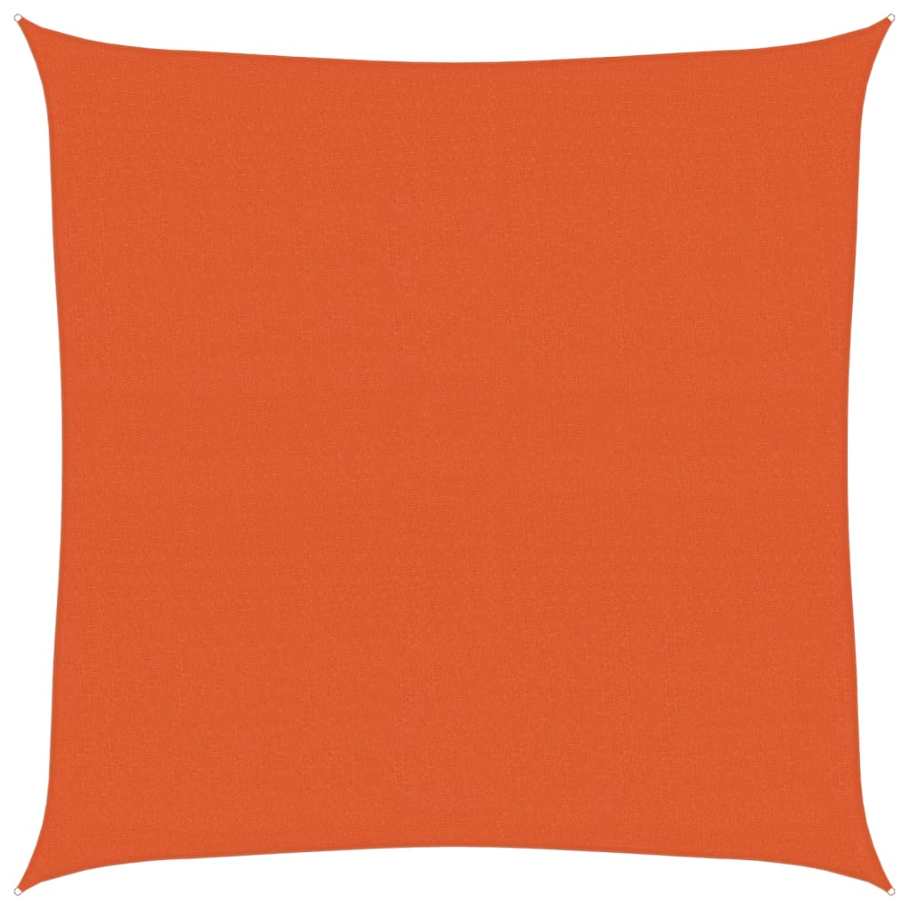 vidaXL Sonnensegel 160 g/m² Quadratisch Orange 4,5x4,5 m HDPE