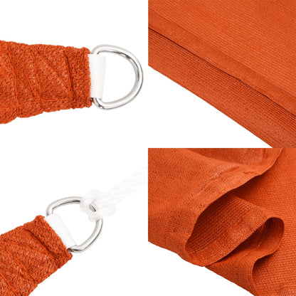 vidaXL Sonnensegel 160 g/m² Quadratisch Orange 4,5x4,5 m HDPE