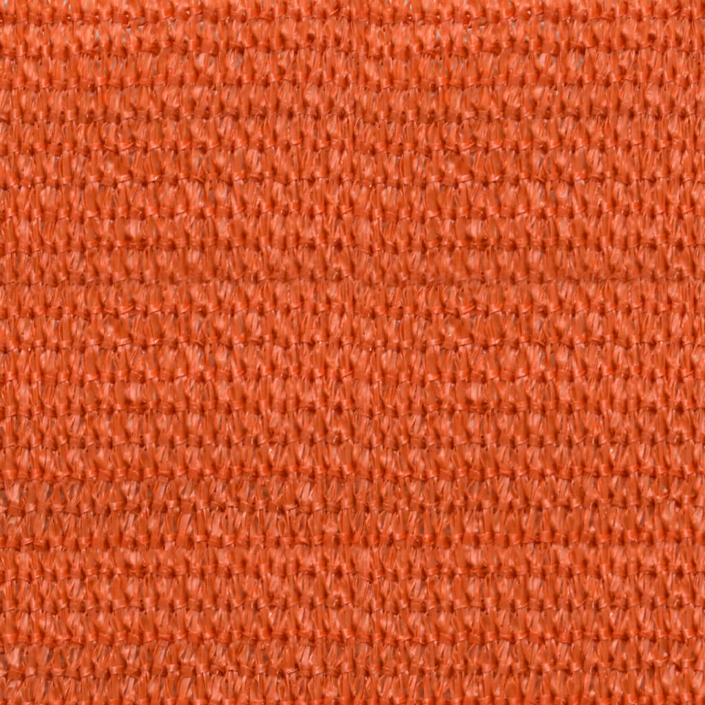 vidaXL Sonnensegel 160 g/m² Quadratisch Orange 4,5x4,5 m HDPE