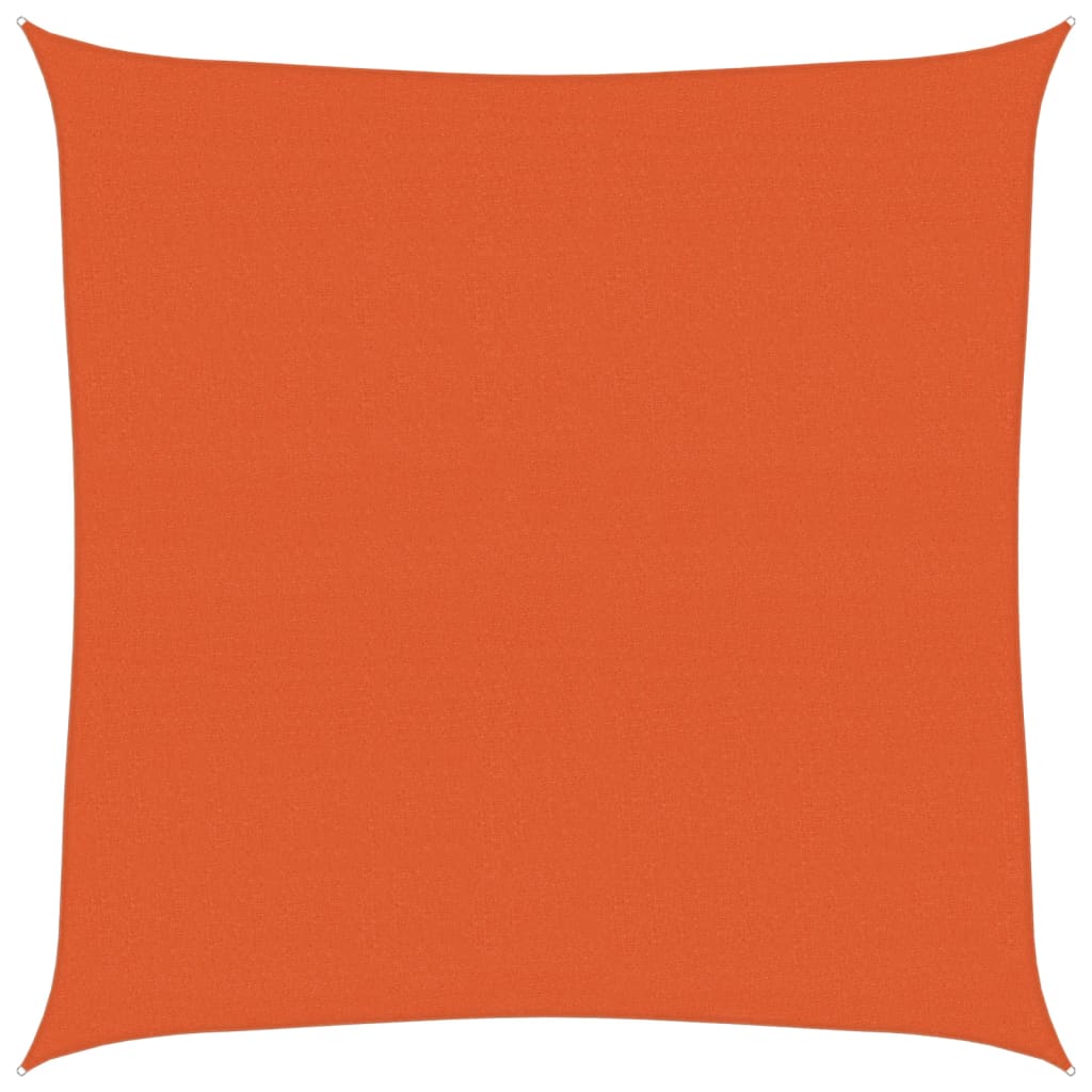 vidaXL Sonnensegel 160 g/m² Quadratisch Orange 6x6 m HDPE