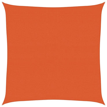 vidaXL Sonnensegel 160 g/m² Quadratisch Orange 6x6 m HDPE