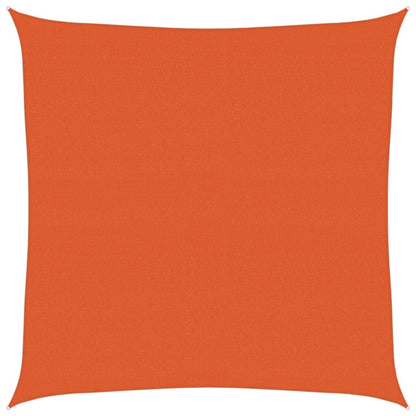 vidaXL Sonnensegel 160 g/m² Quadratisch Orange 6x6 m HDPE