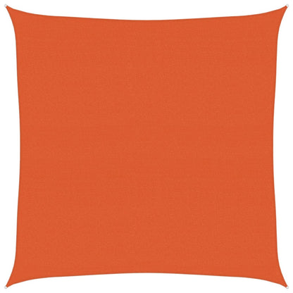 vidaXL Sonnensegel 160 g/m² Quadratisch Orange 7x7 m HDPE