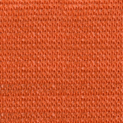 vidaXL Sonnensegel 160 g/m² Quadratisch Orange 7x7 m HDPE