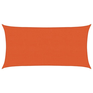vidaXL Voile d'ombrage 160 g/m² orange 2,5x5 m PEHD