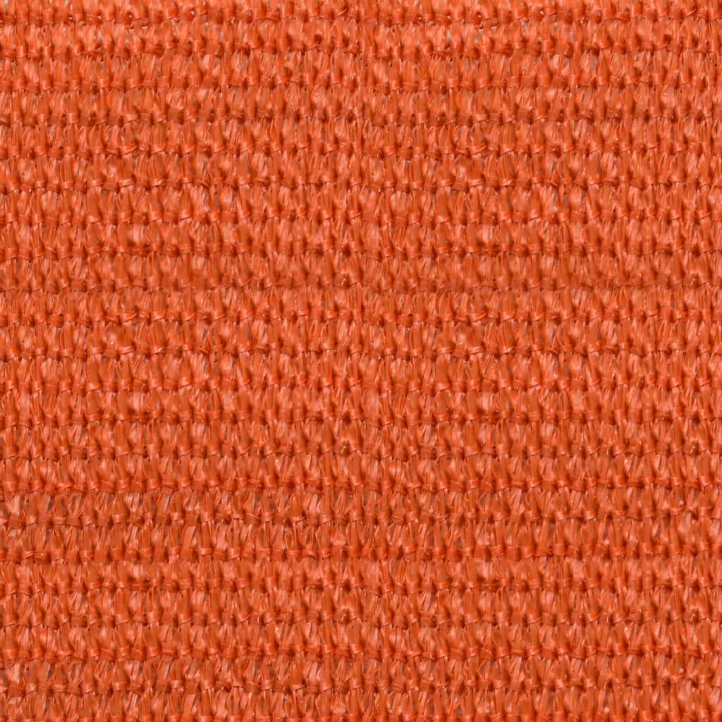 vidaXL Voile d'ombrage 160 g/m² orange 2,5x5 m PEHD