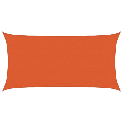 vidaXL Sonnensegel 160 g/m² Rechteckig Orange 3x6 m HDPE