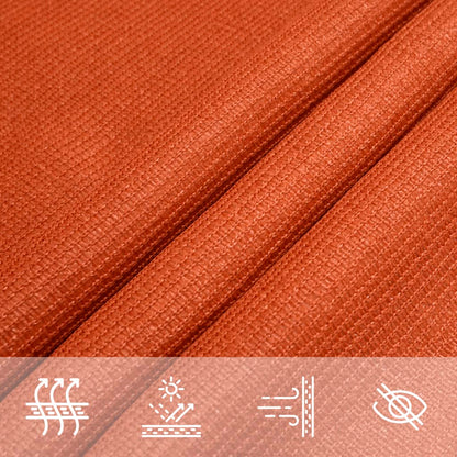 vidaXL Sonnensegel 160 g/m² Rechteckig Orange 3x6 m HDPE