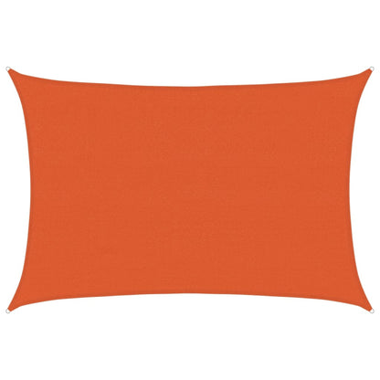 vidaXL Sonnensegel 160 g/m² Rechteckig Orange 4x5 m HDPE