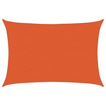 vidaXL Voile d'ombrage 160 g/m² Orange 4x6 m PEHD