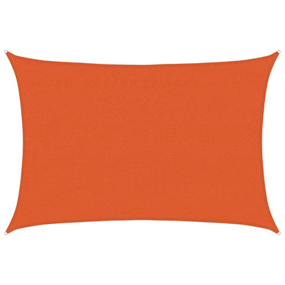 vidaXL Voile d'ombrage 160 g/m² Orange 4x6 m PEHD